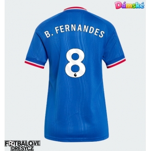 Manchester United Bruno Fernandes #8 Dámské Venkovní Dres 2026-27 Krátký Rukáv Manchester United Bruno Fernandes #8 Dámské Venkovní Dres 2026-27 Krátký Rukáv